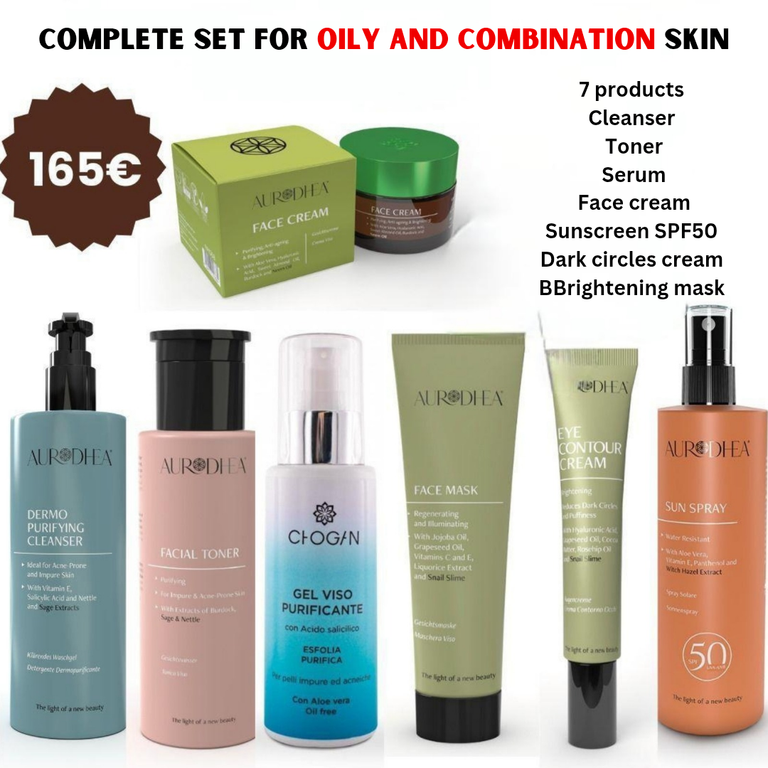 Coffret de soins complet pour peaux grasses et mixtes