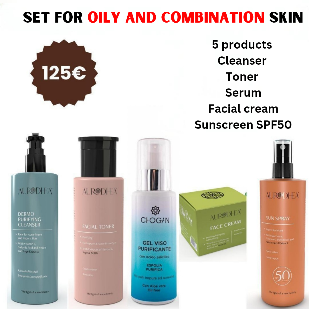 Coffret de soins pour peaux grasses et mixtes