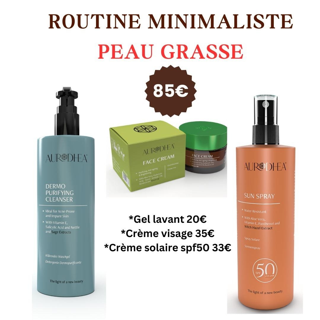 Coffret minimaliste pour peaux grasses et mixtes